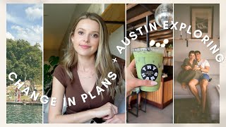 VLOG: My Change in Plans, Some Anxiety, Barton Springs, Last Weekend w Jordy + Austin Tourist Stuff