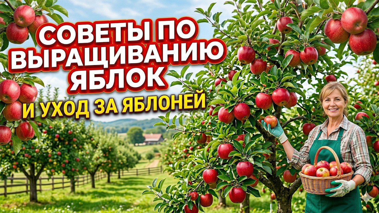 Выращивание яблок, уход за яблоней
