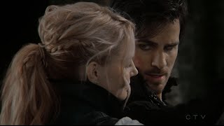 OUAT 04x22x23 Emma Shows Hook How to Use a Sword {very sexy}w/subs