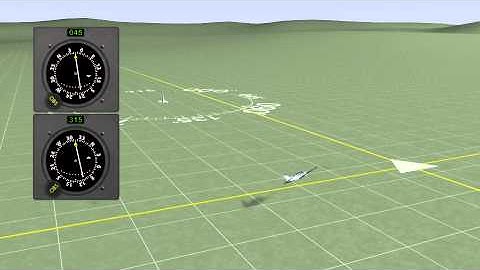 Aviation Animation - Using VORs for VOR Navigation