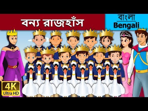 বন্য রাজহাঁস | Wild Swan in Bengali | Bangla Cartoon | Bengali Fairy Tales