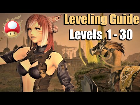 FFXIV: Level 1 - 30 in less than 4 hours (Comprehensive Guide)