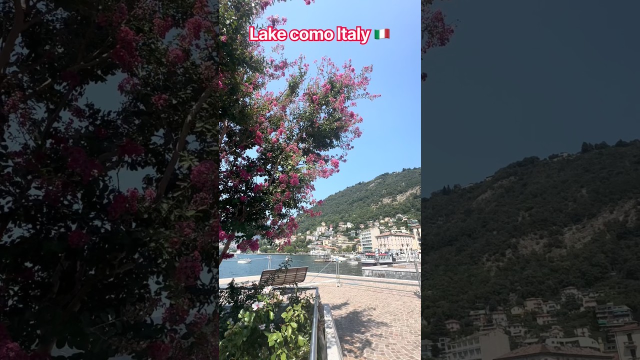 Iake como in Italy 🇮🇹 #italy #lake #como#villagelife #foryou #travel #nature #paris #pizza#pasta
