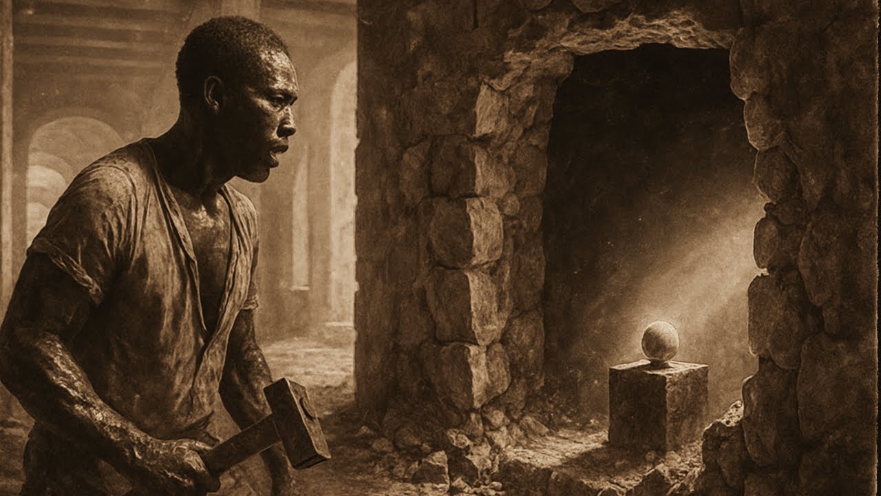 En abattant un mur ancien, l’esclave maçon Baptiste découvrit une pièce secrète — et resta figé