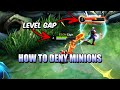 Gambar cover HOW TO DENY MINIONS AND DELAY THE ENEMY'S GOLD AND EXPERIENCE - MOBILE LEGENDS