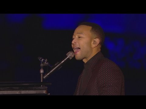John Legend performs