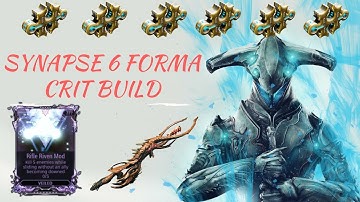 Warframe - Synapse INSANE DAMAGE Crit Build [RIVEN MOD]