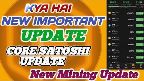 Satoshi Core Mainnet Launch Date | Satoshi Core Mining Update | New Update