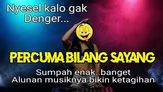 Dj tik tok ter baper 'percuma saja bilang sayang'