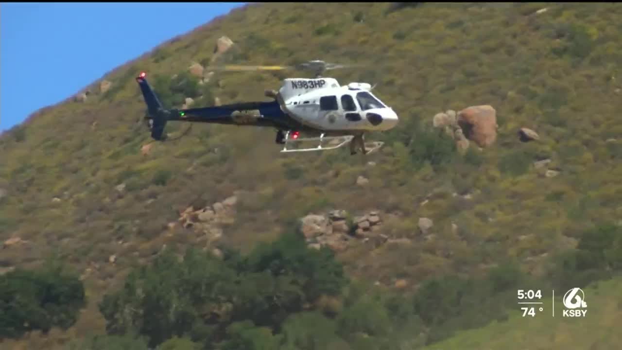 Search and rescue training drill takes place at Bishop Peak