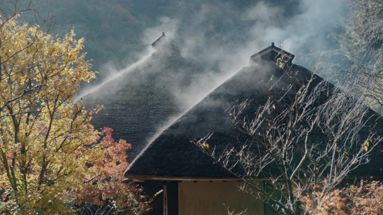 【茅乃舎】御料理 茅乃舎、二十年ぶりの茅葺きの蘇り。（フルバージョン）