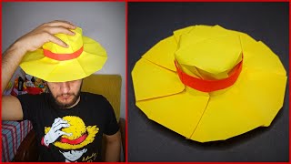 عمل قبعة القش ون بيس || Origami Straw Hat One Piece 