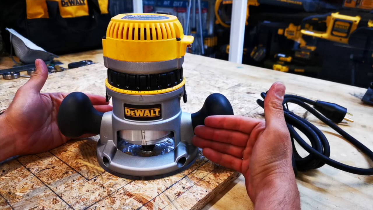 Rebajadora fresadora router DWP611PK Dewalt