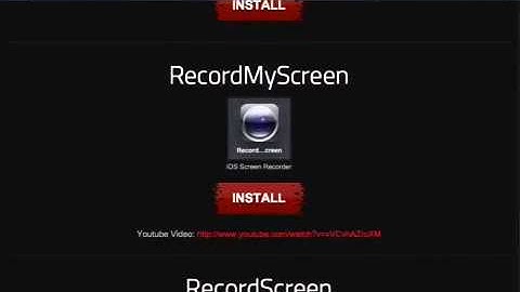 How to record your screen no jailbreak