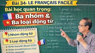 Lesson 34 - The Familiar French - Important Lesson: Three Groups & Three Types of Verbs