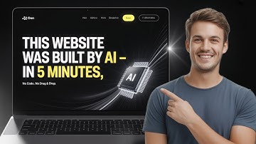 I Built a Website in 5 Minutes Using Just AI — No Code, No Drag & Drop!