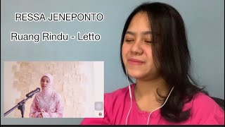 RESSA JENEPONTO COVER RUANG RINDU PUNYA LETTO | mari bernostalgia masa masa remaja