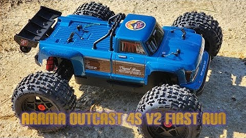 Arrma OutCast 4s V2 First Run
