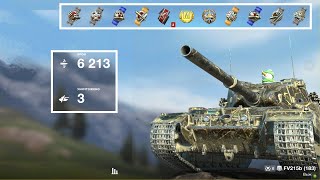 FV215b (183) - 6.2K DMG 3фрг Зимняя Малиновка - World of Tanks Blitz