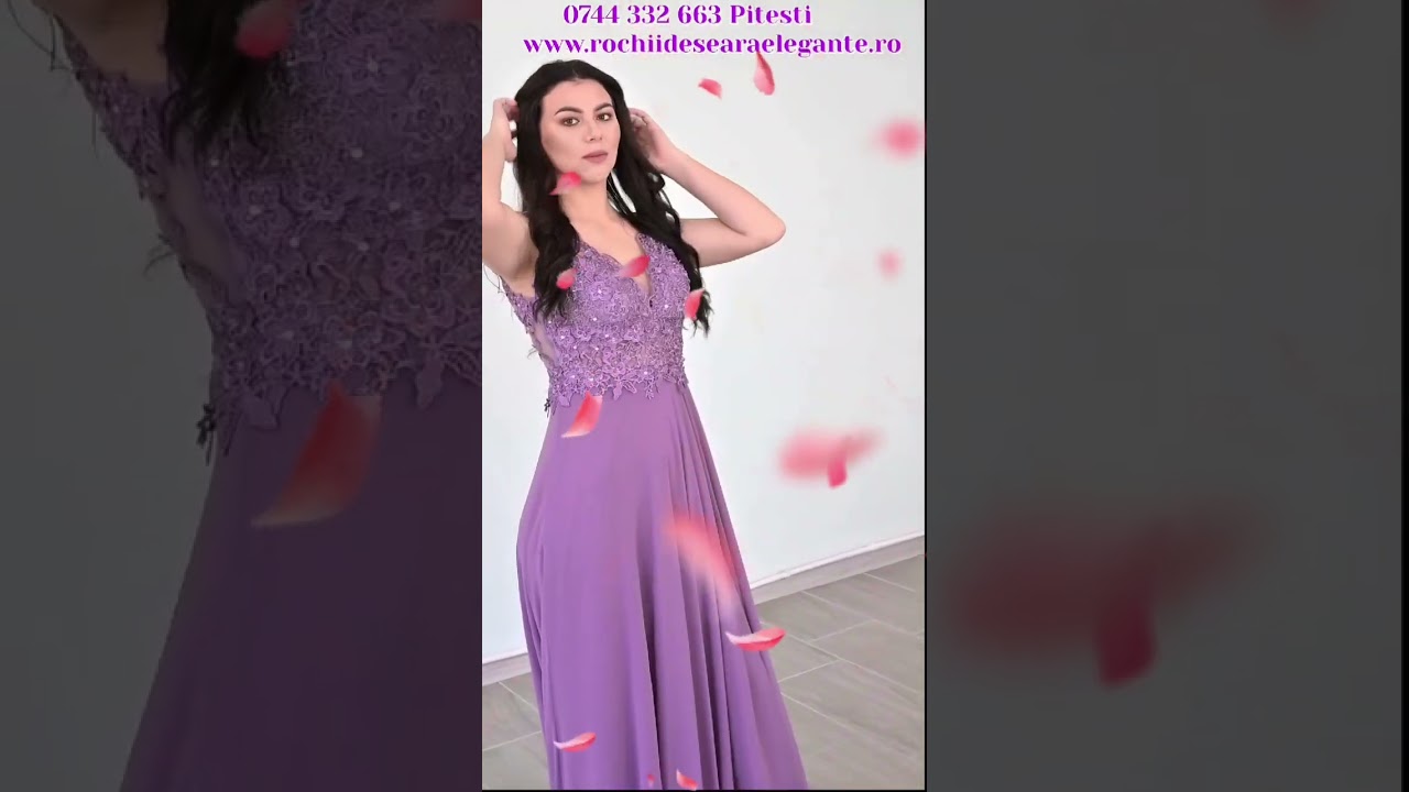 Rochie nasa lila pudra Pitesti 0744 332 663