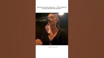 Rehearsal of position song - Ariana 💖💋#arianagrande #positions #rehearsal #video #viral #shorts