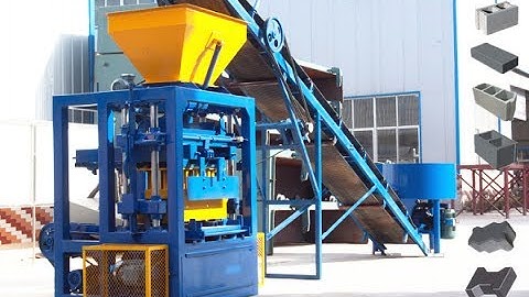 QT4-24 semi automatic hollow block making machine with stacker/ WhatsApp: +86 18315754985