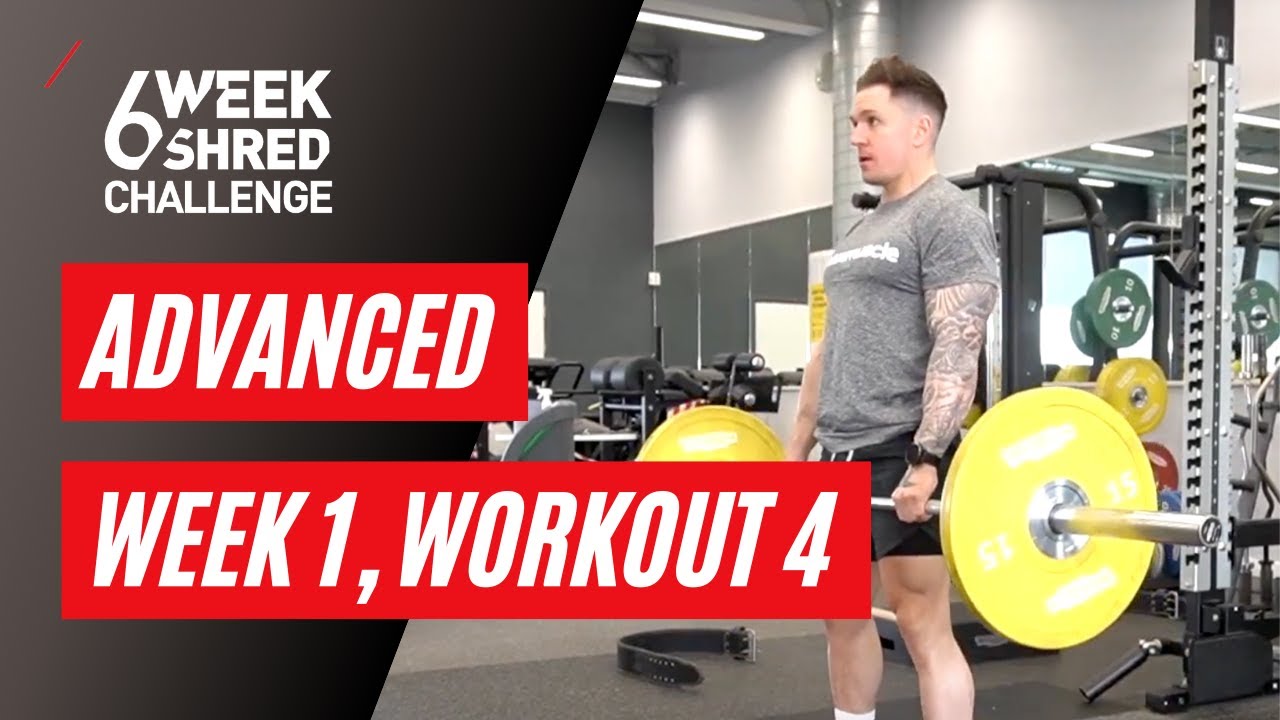Chris Rigby's 6 Week Shred | Advanced Workout 4 Week 1 - YouTube