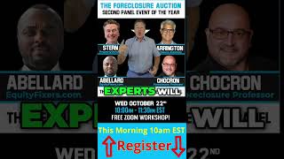 Florida & Ohio Foreclosure Auctions: Expert Panel at 10 AM! #shorts