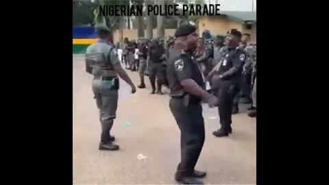 Ghanian police parade vs Nigerian police parade