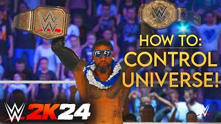 How To CONTROL YOUR UNIVERSE in WWE 2K24!