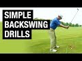 how to improve your backswing simple feel drills to eliminate swing thoughts
