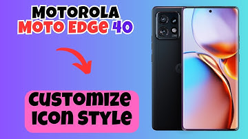 Motorola Moto Edge 40 Customize icon Style || How to change icon size || How to use custom icon size