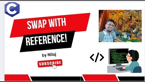 Swap Two Numbers Using Call by Reference 🔁 | C Tutorial