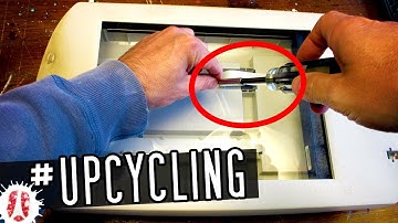 What Can Be Made Out Of An Old Flatbed Scanner // Old Scanner Hacks #DIY #tech