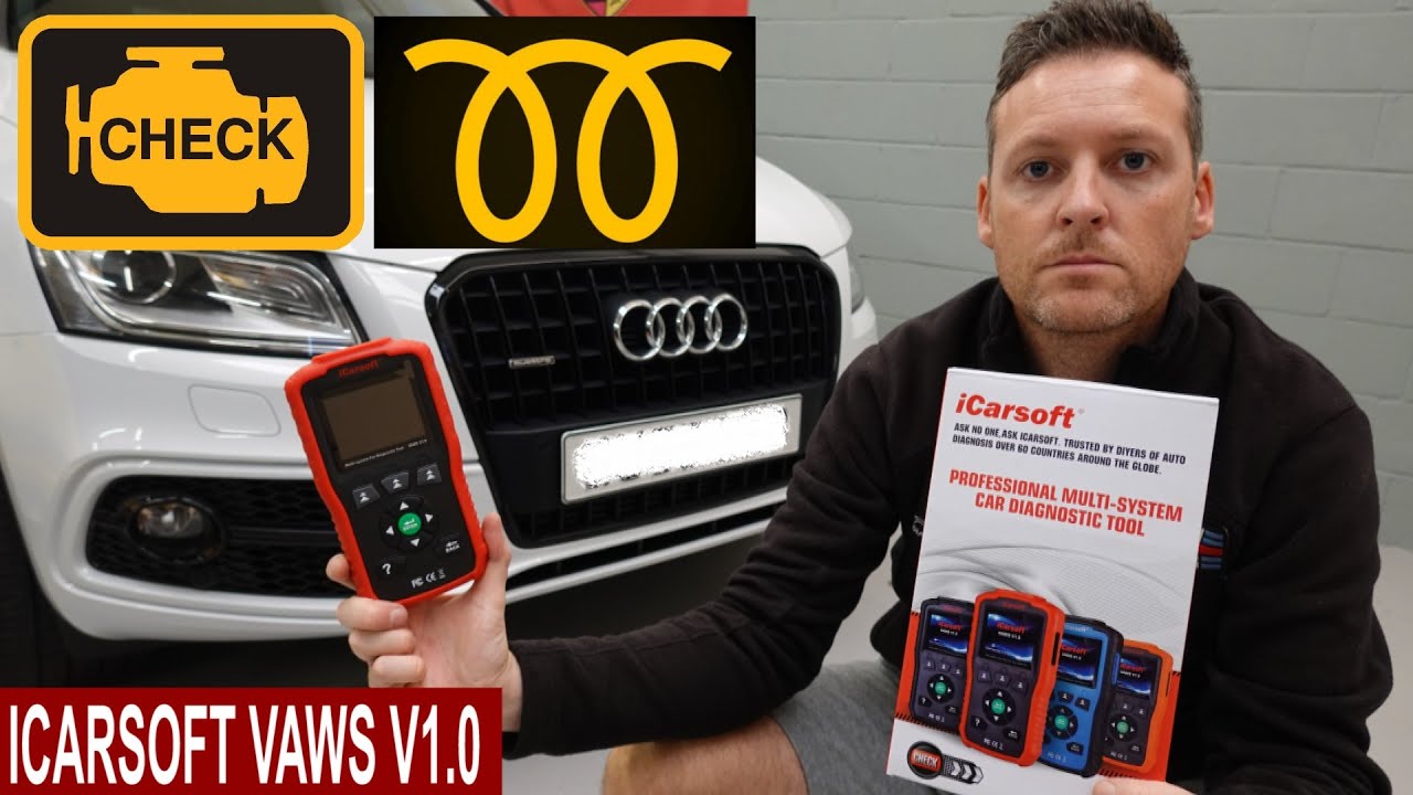 iCarsoft VAWS v1.0 OBD2 Scan Tool Check Engine & Glowplug Diagnose/Reset for VAG Audi VW Seat SKoda