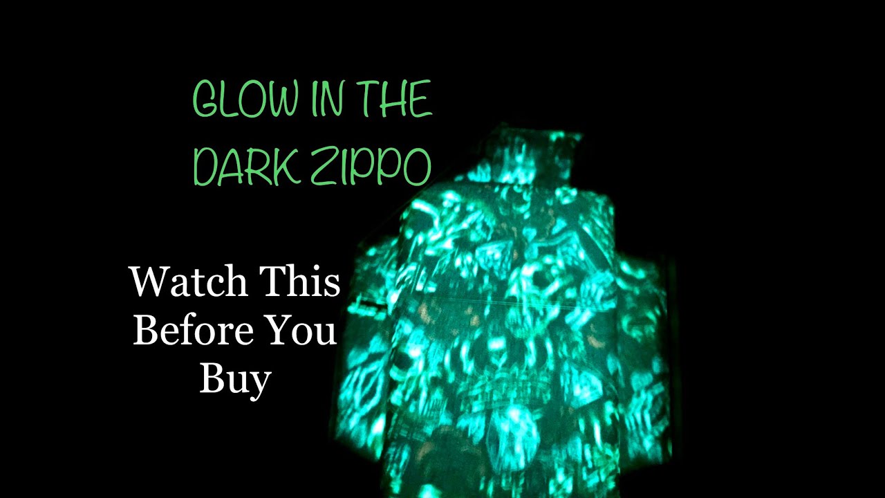 Zippo Glow In The Dark Lighter Presentation - YouTube