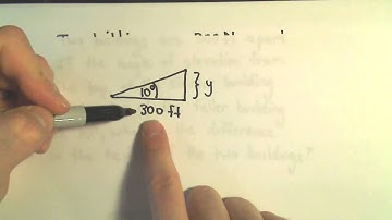 Finding the Height of an Object Using Trigonometry, Example 3