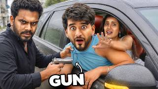 I Did a Road Rage Prank on My Best Friend 😂 || *Fake Gangster*