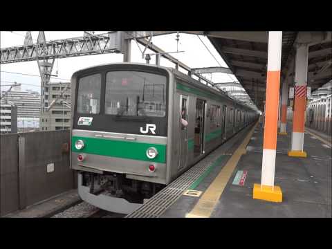 埼京線205系ハエ14編成　各駅停車大宮行　北戸田駅にて