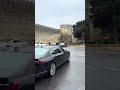Entering the castle of old town Baku