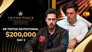 🔴$200K NLH - Evento #8 Día 2 | Triton Poker Series Montenegro 2026 con STEVE ENRIQUEZ, PAPO y AMADI