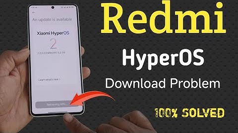 retrieving info update problem | HyperOS retrieving info problem | redmi,poco ,xiaomi