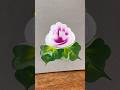 PINK one stroke flower painting with acrylic colours 💖#shorts #art #flowers #viral #acrylic
