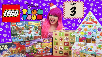 Day 3 - LEGO & Tsum Tsum Advent Calendars 2016 | COUNTDOWN TO CHRISTMAS | KiMMi THE CLOWN