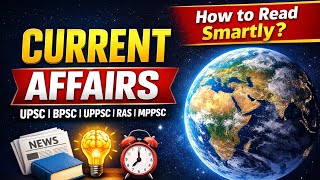 Civil Services Exam में Current Affairs कैसे पढ़ें | UPSC, BPSC, UPPSC, JPSC, RAS, MPPSC Strategy
