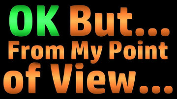 OK... But From My Point of View... (Scambaiting)