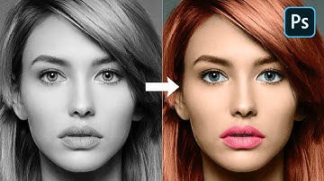 Colorize Black & White photo in Photoshop | Urdu/Hindi