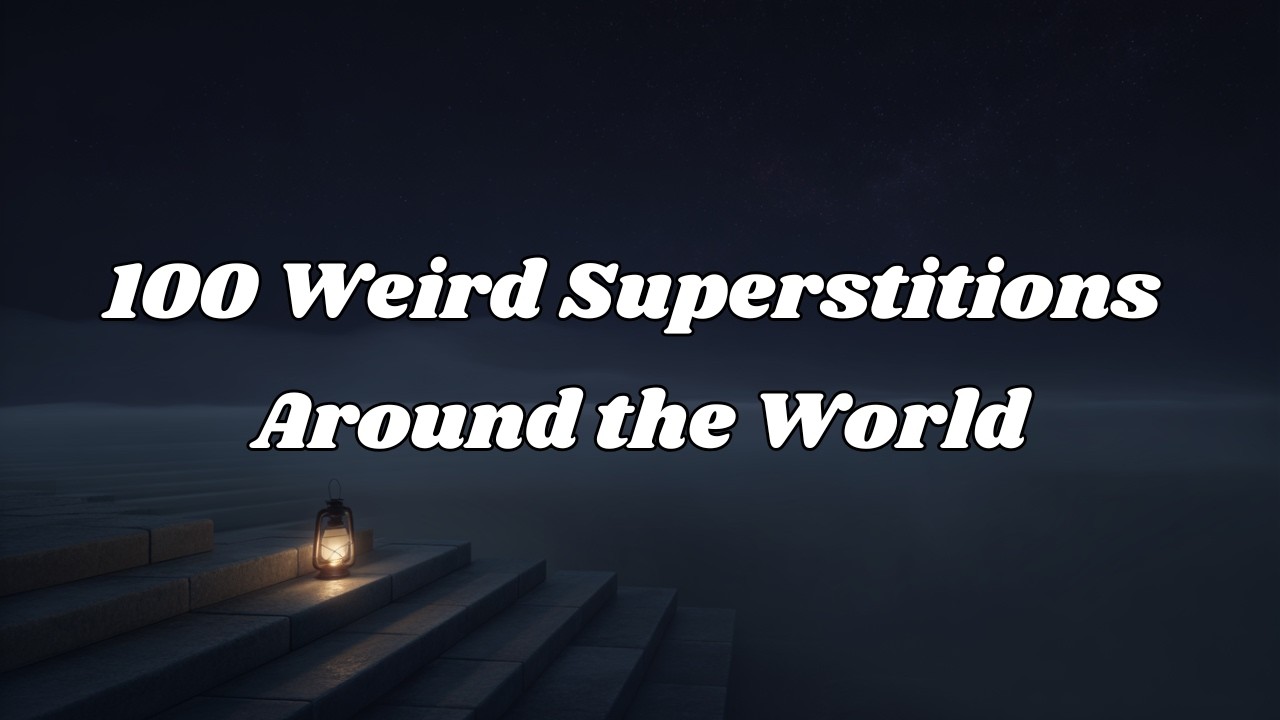 100 Weird Superstitions Around the World | Boring History for Deep Sleep (6+ Hours of Calm Lore)