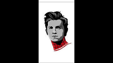 Tom Holland sketched using Python Turtle Library 😎 😎 || Infinite Coder #shorts #infinitecoder