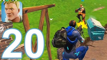 Fortnite Chapter 1 Mobile - Gameplay Walkthrough Part 20 - 50v50 v2 (iOS, Android)